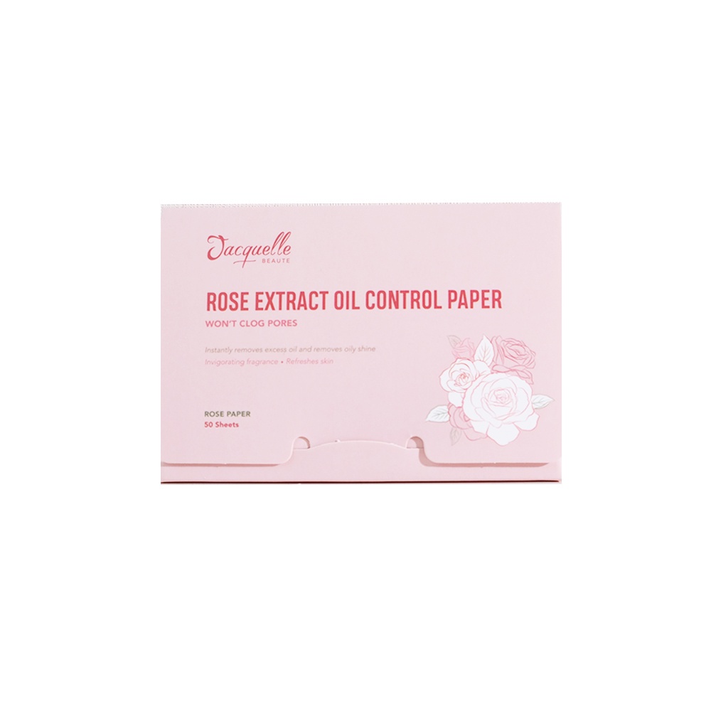 Jacquelle Rose Extract Oil Control Paper Blotting Paper isi 50's Kertas Penyerap Minyak di Wajah