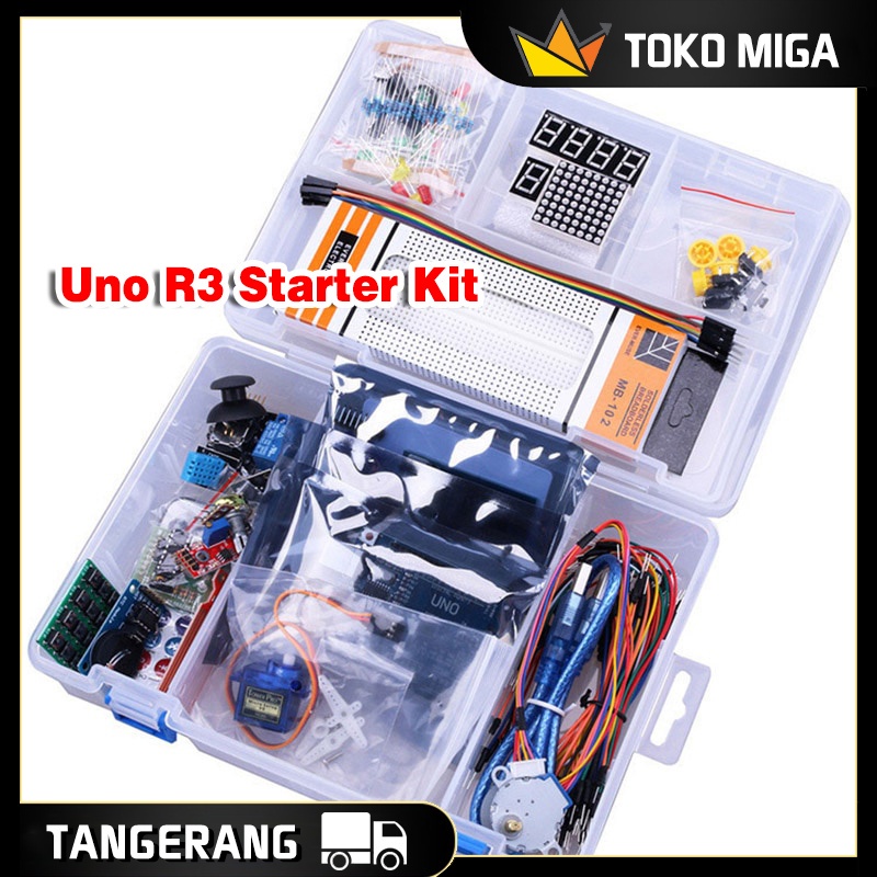 Arduino Uno R3 starter kit Paket Compatible Belajar Arduino Uno R3 RFID Starter Kit