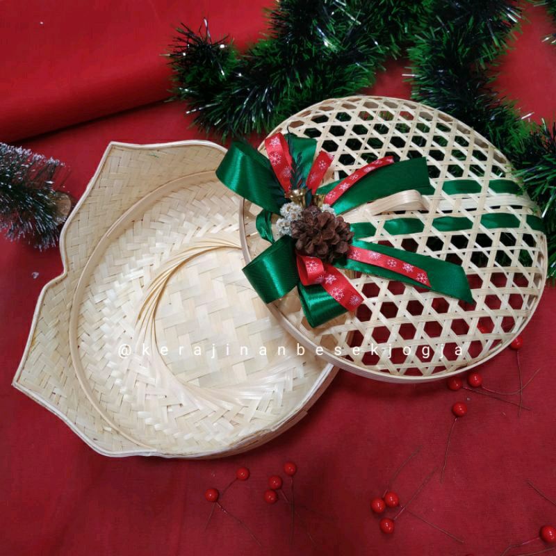 ( NATAL 2022 ) TERATAI NATURAL PITA NATAL /teratai bambu/teratai Jogja/besek Jogja/besek nasi/besek 