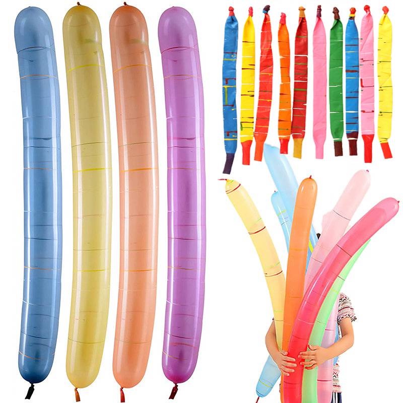 10pcs Balon Roket Warna Campur/Mainan Balon Dekompresi Anak Baru/Balon Latex Terbang Tiup Lucu Sederhana/Ulang Tahun Pesta Pernikahan Hias