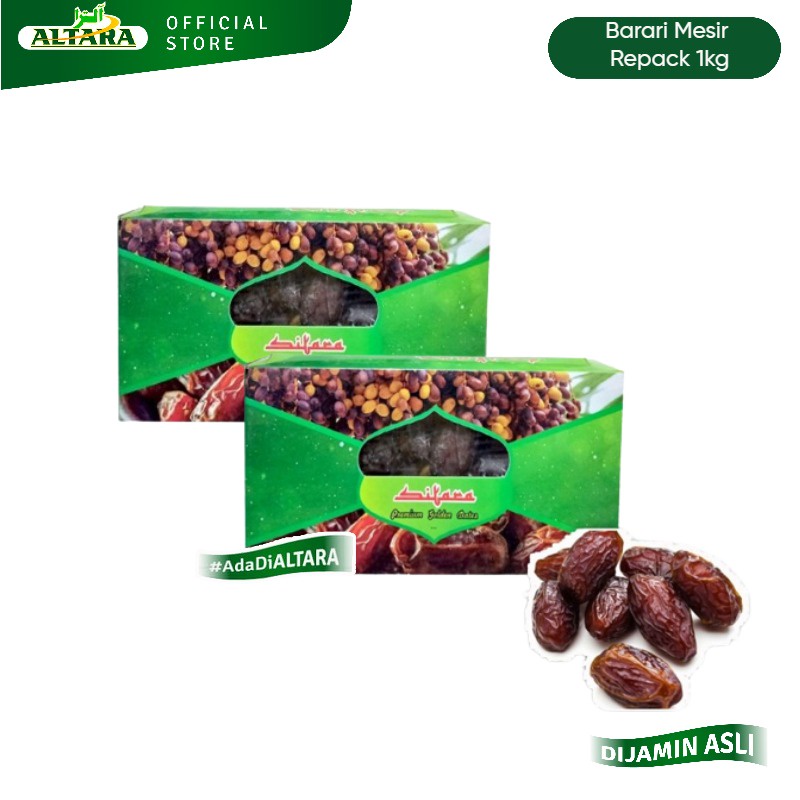 

Kurma Barari Mesir / Zahdi / Golden Dates / Madinah / Khalas Pack Original 1kg - NO RETUR