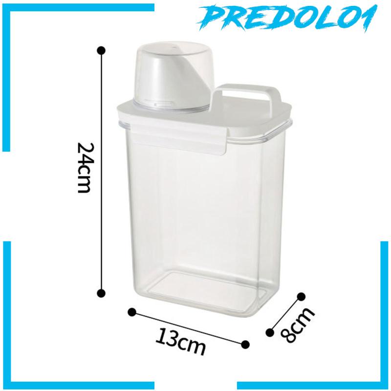 [Predolo1] Dispenser Bubuk Laundry Wadah Beras Rice Dispenser Tempat Bubuk Cuci Tong