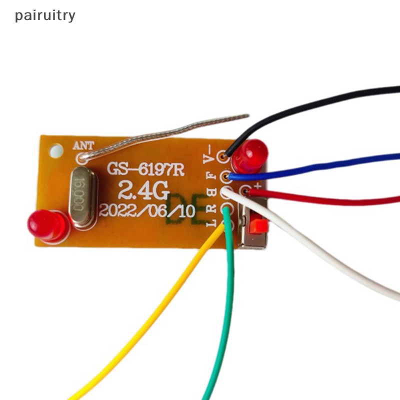 Prt 1Set 2.4G 4CH RC Mobil Remote Control Sirkuit PCB Transmitter Dan Receiver Board Part Dengan Antena Radio System RC Aksesoris Mobil PRT