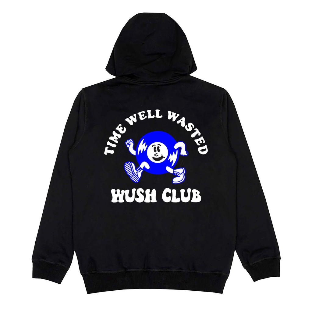 Jaket Hoodie Distro Pria Wanita Streetwear Wush Club Time