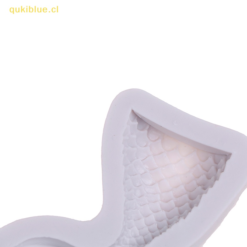 Qukiblue Mermaid tail cake silicone mold Cetakan fondant Cetakan Dekorasi Kue Kering cl