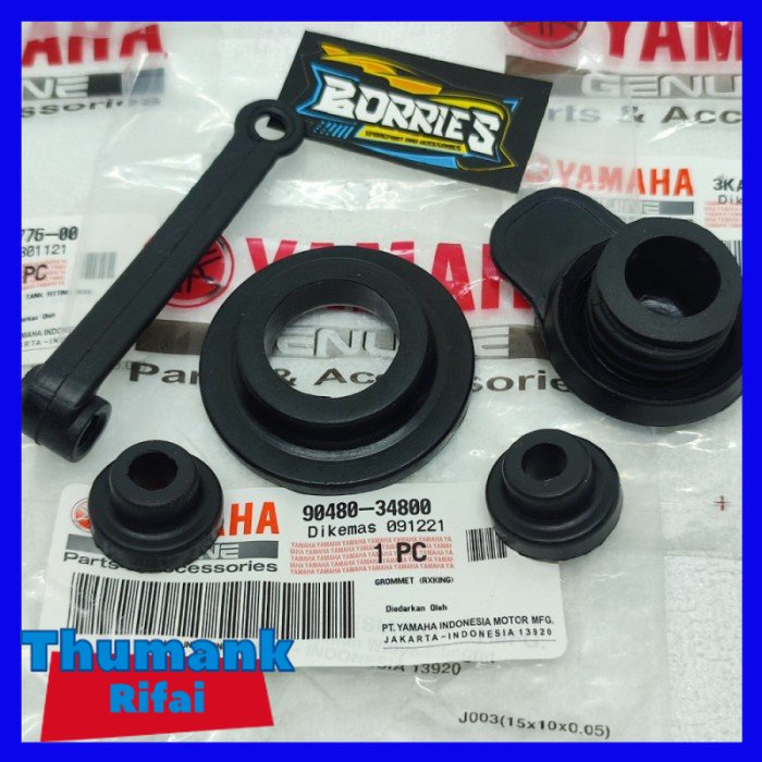 KARET BOTOL OLI SAMPING RX KING SET SPAREPART YAMAHA ORIGINAL