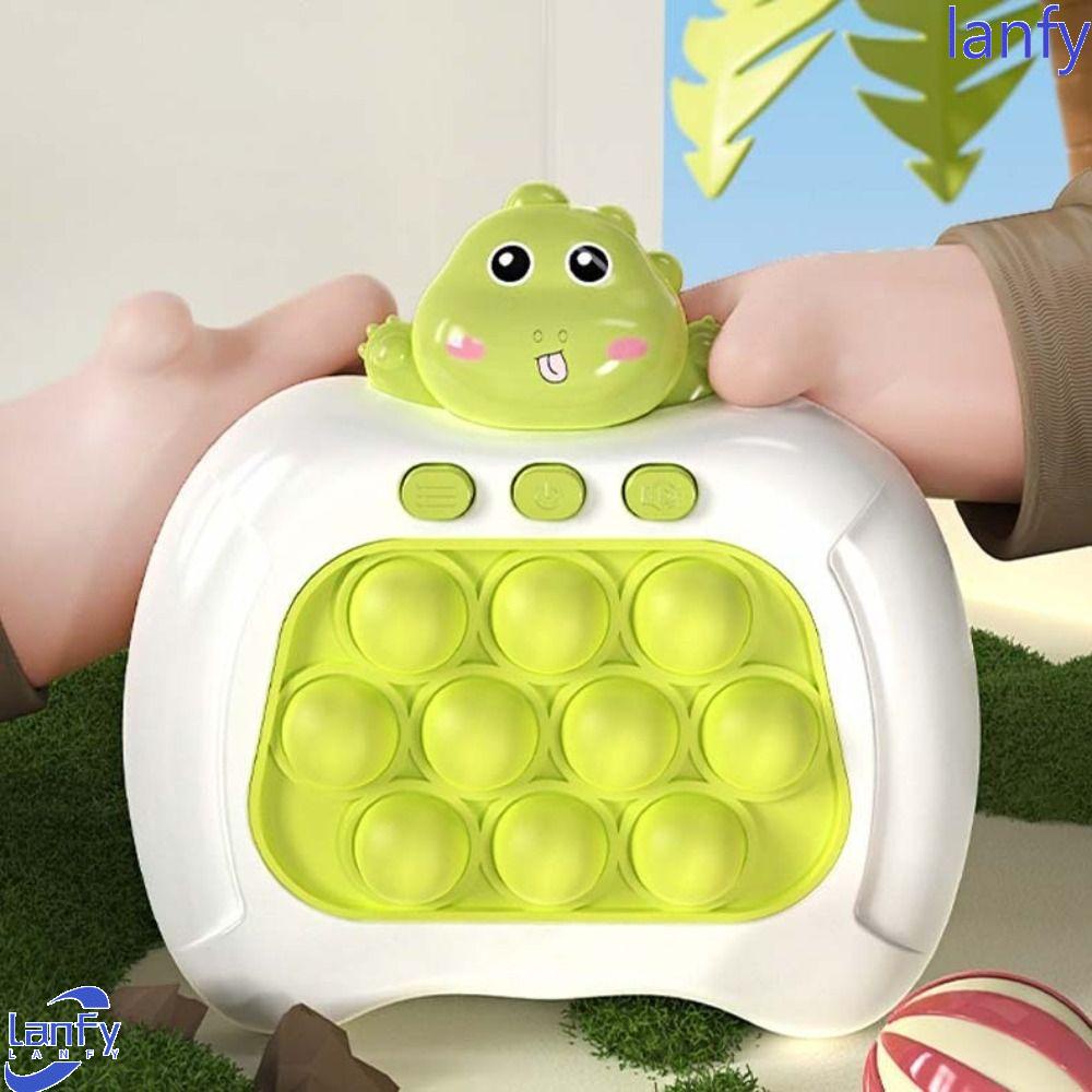 Lanfy Gopher Game|Kartun Dinosaurus Edukasi Groundhog Mainan Push Game Fidget Toys Astronot Sensory Toy Whac-A-Mole Toys