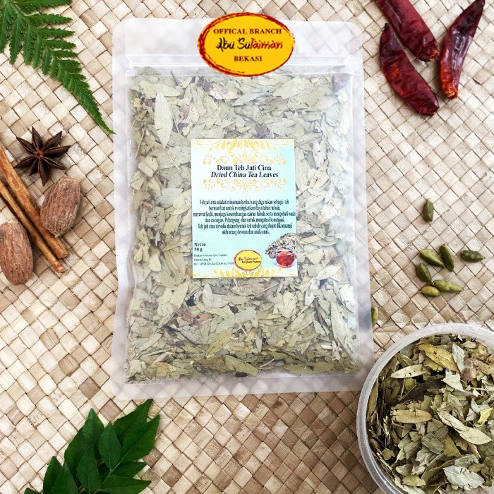 

Daun Teh Jati Cina Pack 50 gr / Chinese teak tea Leaves Pilihan Abu Sulaiman 50 gr