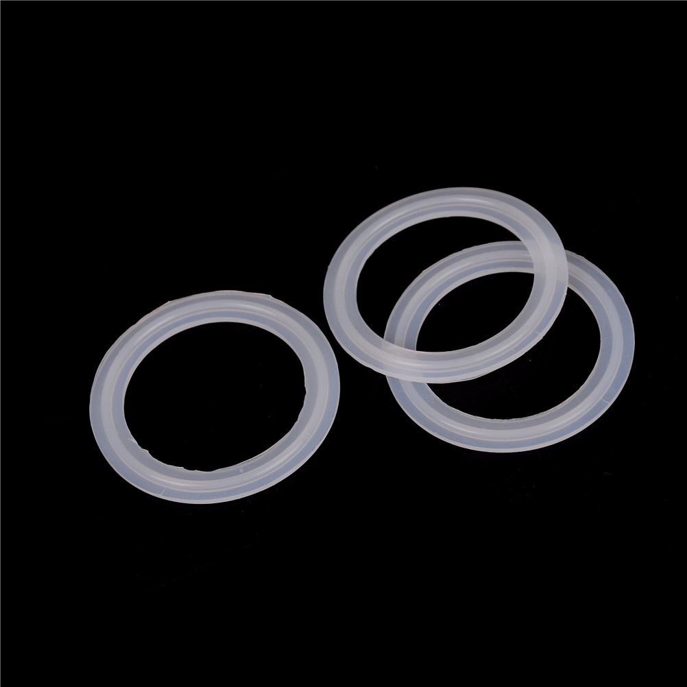 Ggg 10Pcs 2&quot; Sanitary Tri Clamp Silicon Gasket Cocok 64mm OD Type Ferrule Flange ID