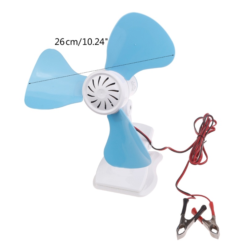 Vivi Kipas Angin Mobil Portable Serbaguna 12V Clip On Fan 15W Untuk Ruang Tamu Kantor SUV