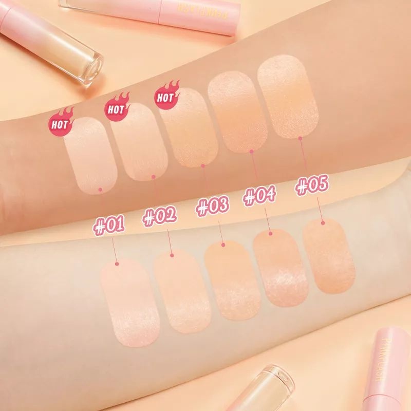 ASK - Pinkflash-Concealer Tahan Air Tahan Lama #OhMyBreath Full Coverage Color Corrector beauty