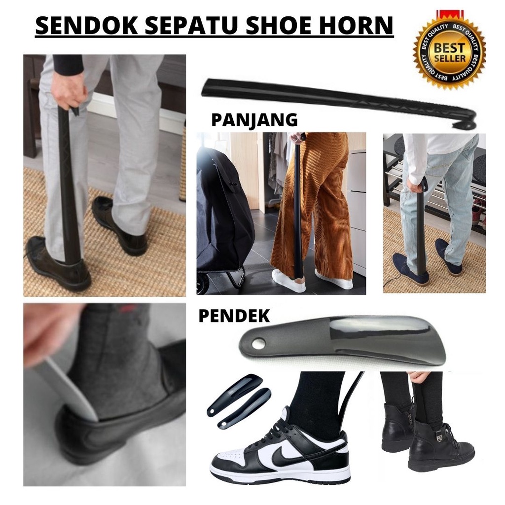 Sendok Sepatu Shoe Horn, Panjang dan Pendek Multi Color 118