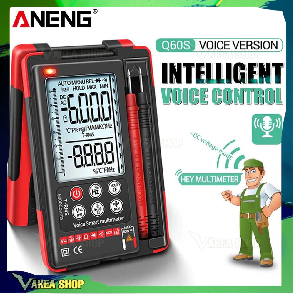 ANENG Multimeter Digital Tester Speech Recognition True RMS ~ Q60S