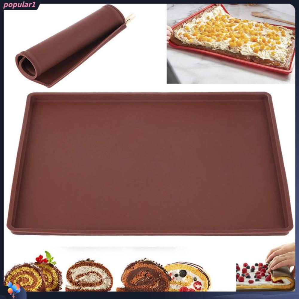 Populer Baking Mat New Silikon Aksesoris Gadget Dapur Roll Pad