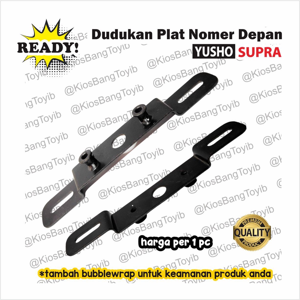 Pangkon Dudukan Tempat Plat Nomer Depan Honda SUPRA X FIT (Yusho)