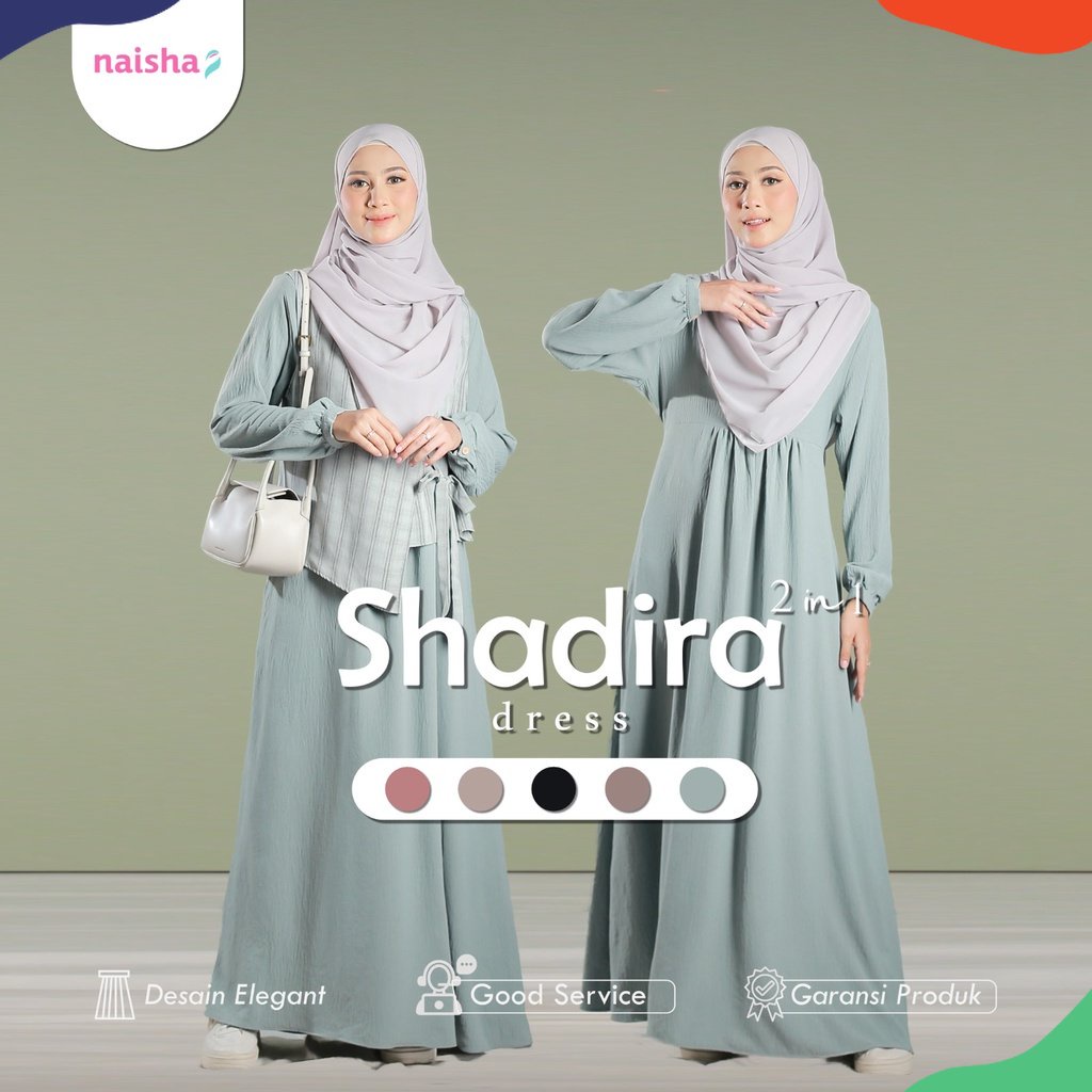 NAISHA OFFICIAL - Shadira Dress | Dress with Korean Vest