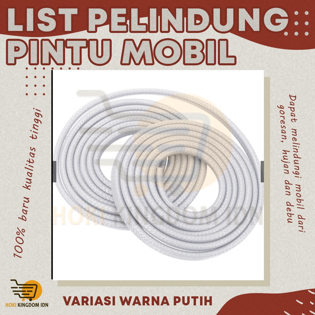 【5/10M】Karet Pintu Mobil/List Pelindung Pintu Mobil Universal Peredam Suara Strip VAriasi Aksesoris Mobil