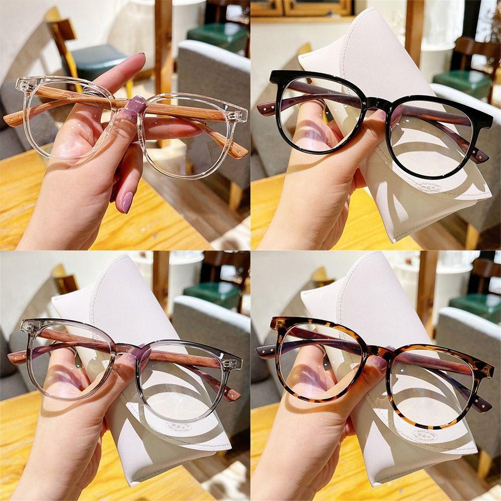 Lily Myopia Kacamata Frame Wanita Komputer Round Eyeglasses