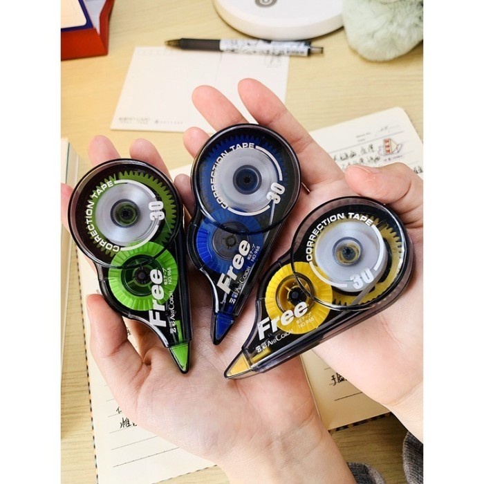 

Tipe X Roll Correction Tape Ke rtas Roll Tipe X Kering 3pcs 90m 5mm