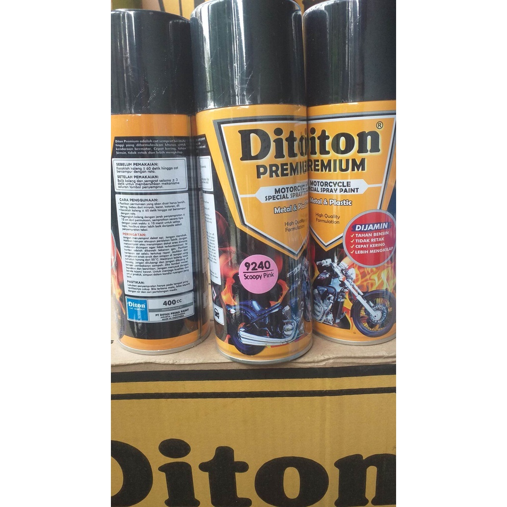 Pilok Diton Premium Scoopy Pink 9240 400cc pilox pink scope skupi cat semprot diton cat semprot diton premium