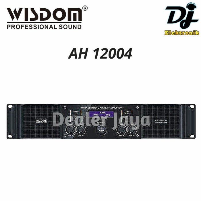 Power Amplifier Wisdom AH 12004 / AH12004 - 4 channel