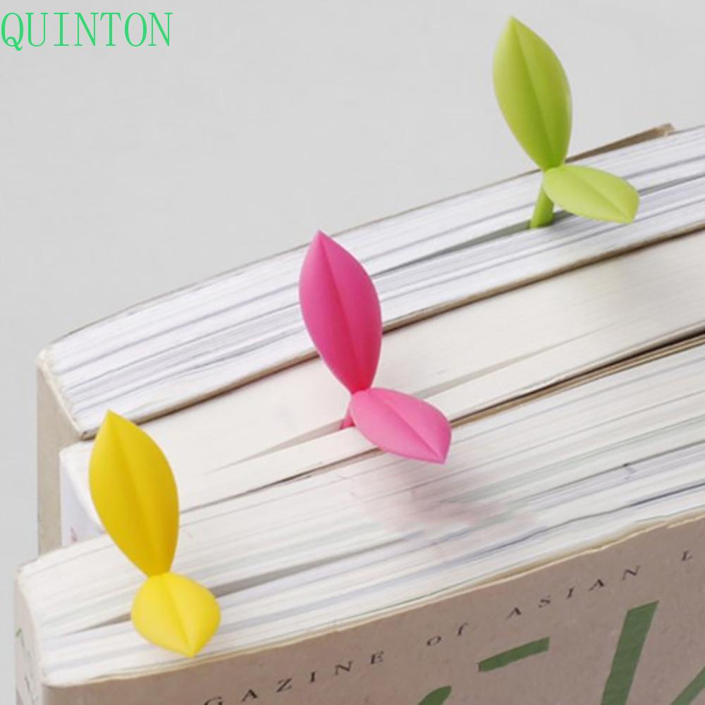 Quinton Sprout Bookmark Perlengkapan Sekolah Rumah Kantor Membaca Hijau Bookmark Alat Tulis Ulat Buku Rumput Kuncup Bookmark