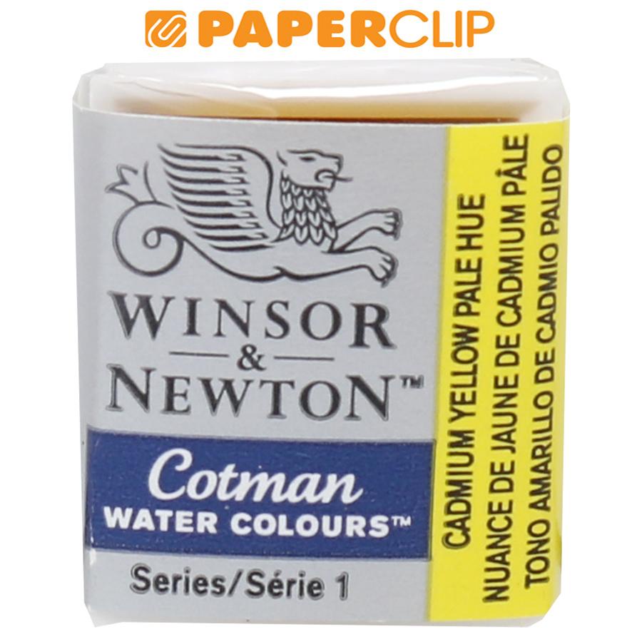 

CAT AIR / WATERCOLOUR WINSOR & NEWTON COTMAN HALF PAN S1 CADMIUM YELLOW PALE HUE 0301119CWC