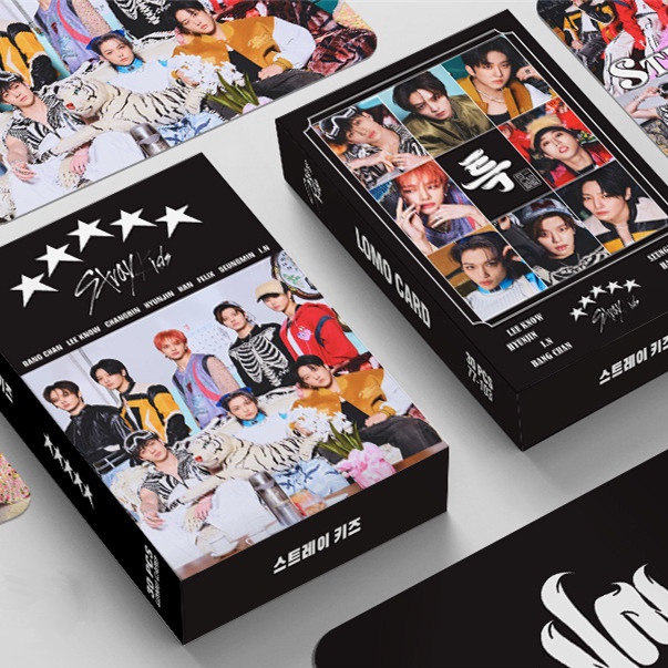 30pcs /box Album STRAY KIDS 5-STAR Photocard Kartu Lomo Straykids Kpop Postcards