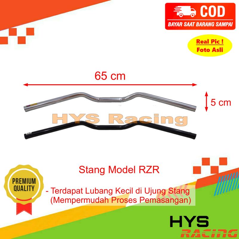 Stang Stir Motor Model RZR –  Variasi Aksesoris Setang Custom RX King Beat Street Vixion X Ride Trai
