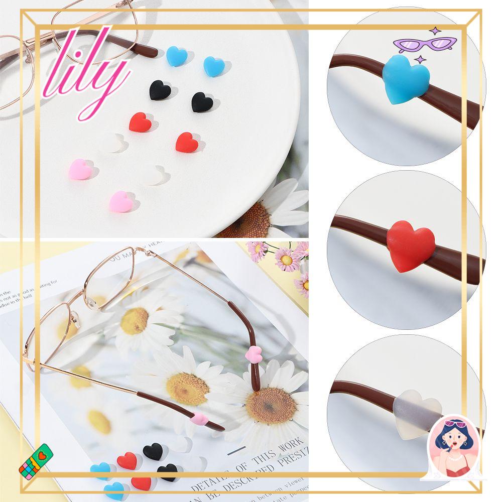 Lily 1pasang Ear Hook Anti Slip Grip Temple Tip Holder Kacamata Mata Aksesoris Kacamata