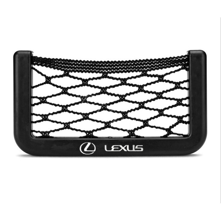 Lexus Tas Penyimpanan Jaring Kursi Mobil Universal Berkualitas Tinggi Phone Holder Pocket Untuk CT200H NX250 RX350 LX470 rx 570 RX300 LX570 IS NX ES