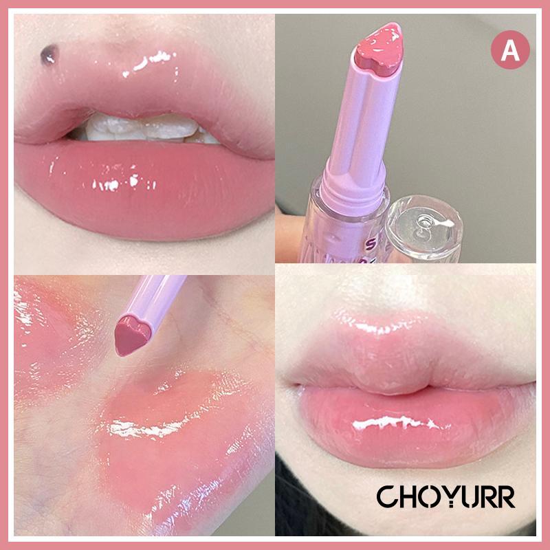 【COD】CAPPUVINI Lipstick Mirror Water GlossySuper Beauty Series Love Watery Collage Art Solid Lip Gloss -CH