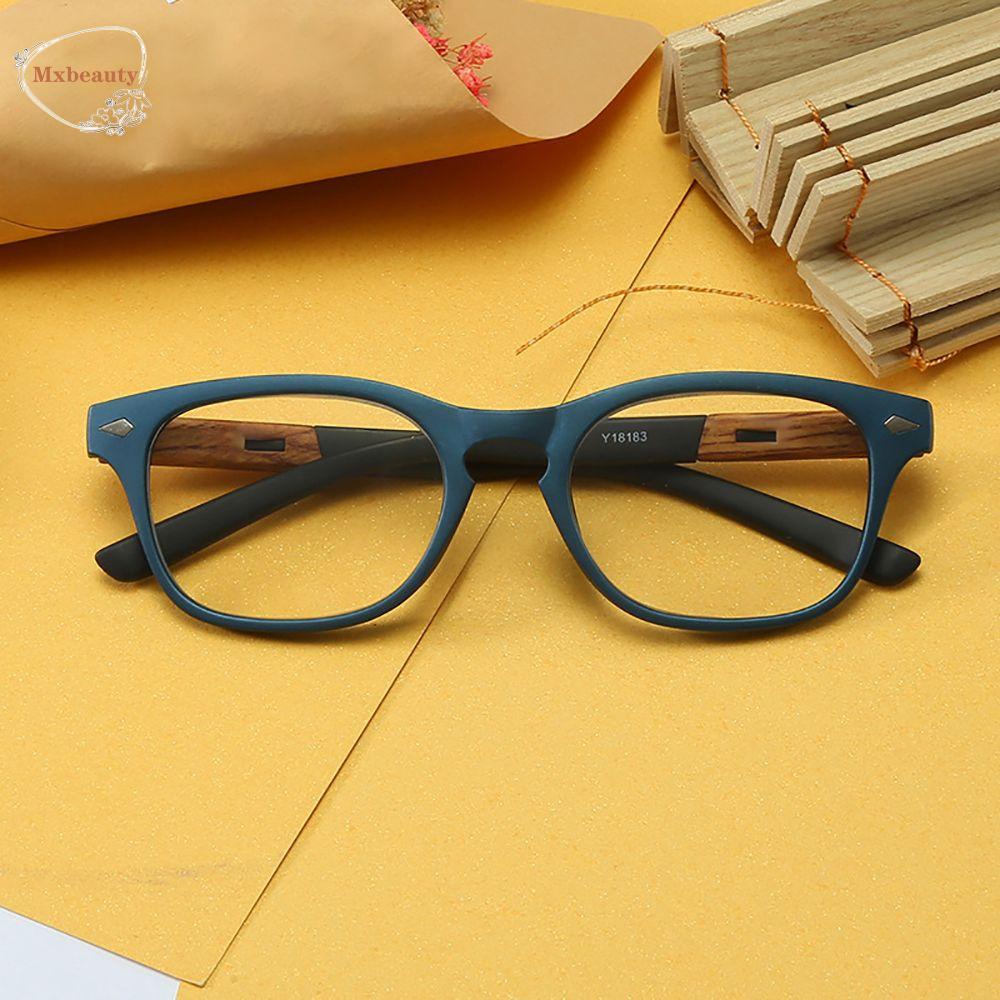 Mxbeauty Square Presbyopic Glasses Eye Glasses Anti Radiasi Untuk Wanita Blocking Eyeglasses Resin Female Rice Nail Kaca Anti Radiasi Kacamata Baca