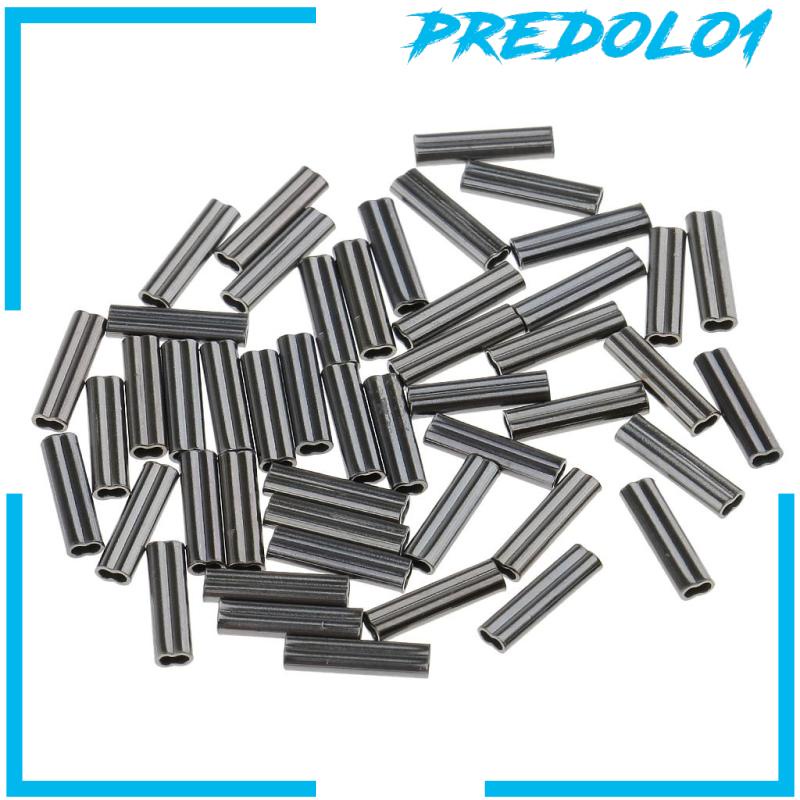 [Predolo1] 200pcs Lengan Laras Ganda Bahan Tembaga Untuk Membuat Rig 0.8/1.0 /1.5 /2.0mm