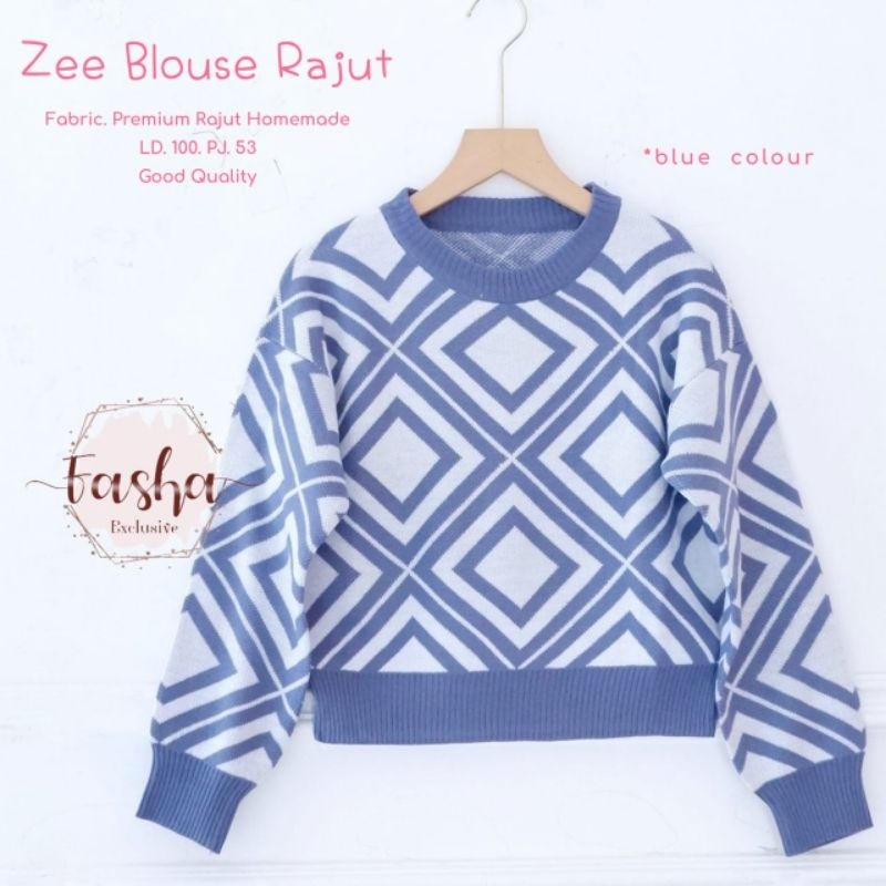 ZEE BLOUSE RAJUT ORI FAHSA | Premium Rajut handmade