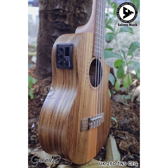 Ukulele Elektrik Grande Tenor UK250T NSC EQ + Softcase