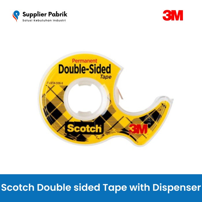 

Scotch® 136 Double-sided Tape with Dispenser