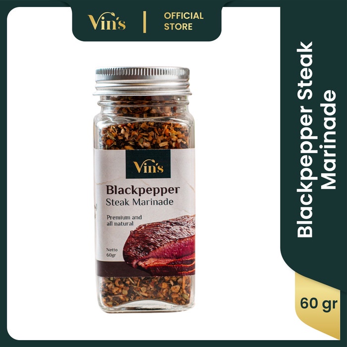 

N.E.W PREMIUM BLACKPEPPER STEAK MARINADE / BUMBU MARINASI DAGING STEAK VINS