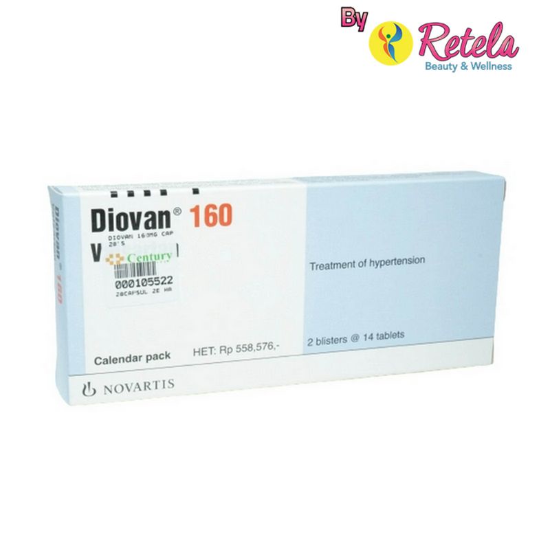 Diovan 160mg Cap 14`S