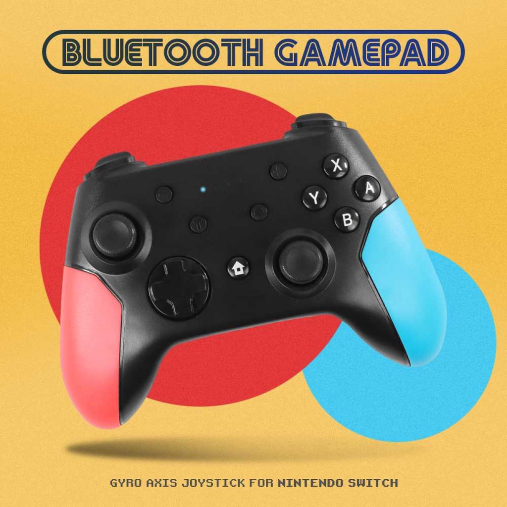 Bluetooth Gamepad Gyro Axis Joystick for Nintendo Switch SD-16 Hitam