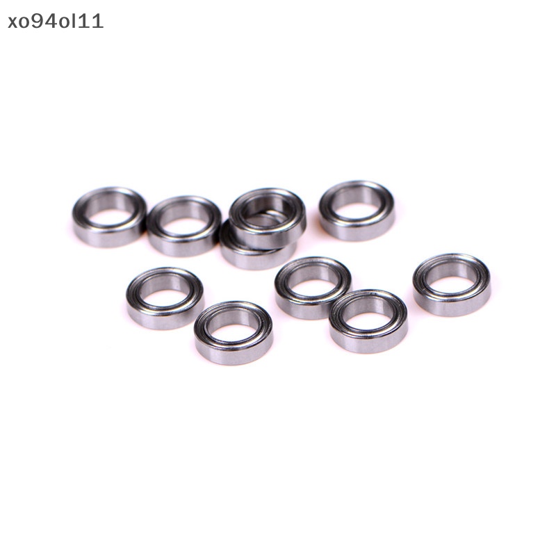 Xo 4pcs Bantalan Bola MR117ZZ 7*11*3 7x11x3mm Perisai metal MR117Z ball bearing OL