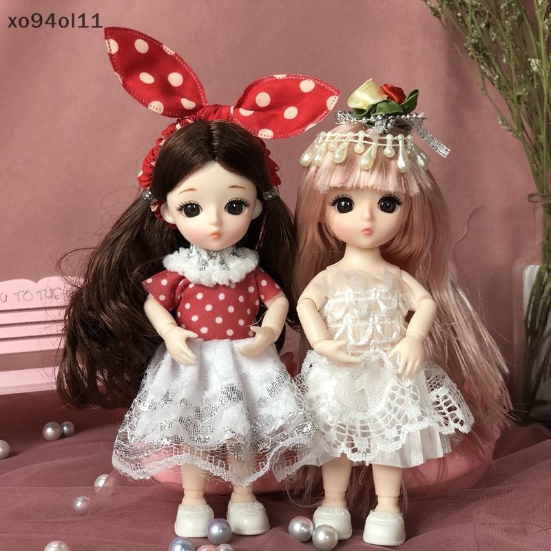 Xo 16-17cm Pakaian Boneka Dress Up Setelan Rok Hadiah Terbaik Untuk Anak DIY Mainan Anak Perempuan OL