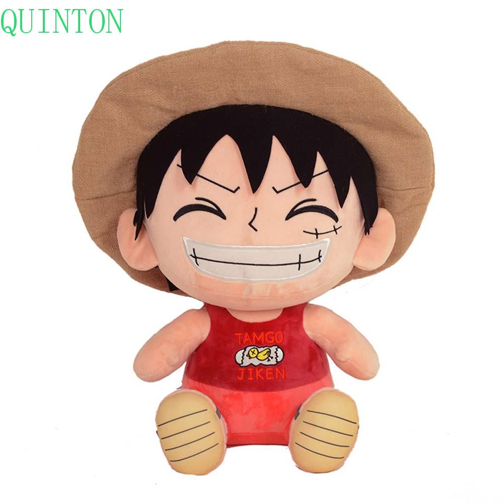 Quinton Monkey D Luffy Hadiah Ulang Tahun Lucu Boneka Mainan Anak Hadiah Lembut PP Katun Mainan Mewah