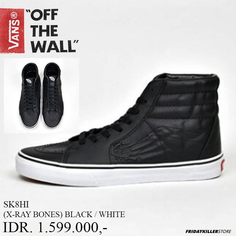 SEPATU VANS OFF THE WALL | SK8 HI XRAY BONES