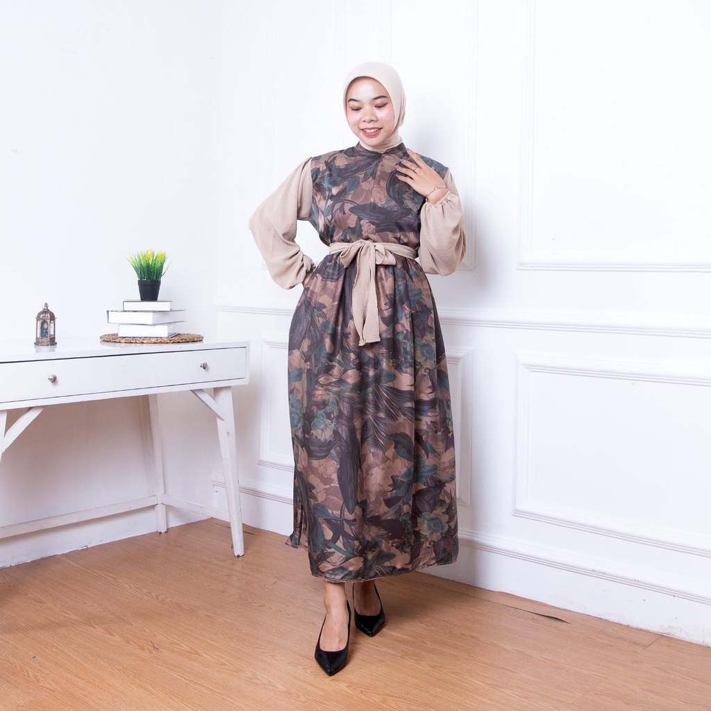 BEFAST - ZNF DRESS MAXY MESYA / GAMIS ARMANY / Fashion Wanita Muslimah / Dress Lengan Panjang Keluaran Terbaru / Outfit Wanita Hijab Style / Gamis Kondangan Wanita Formal / Terlaris