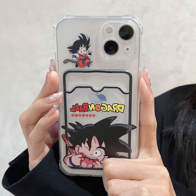 Card Case Dragon Ball Wukong Soft Case HP iP iPhone 14 13 12 11 Pro X XS XR Max 7 8 + Plus Boy Man FTD Casing Apple