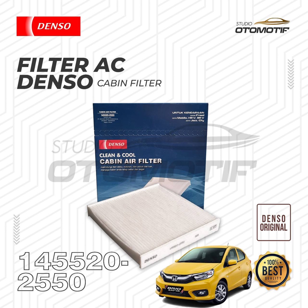 FILTER KABIN AC BRIO DENSO 2550 ORIGINAL FILTER CABIN