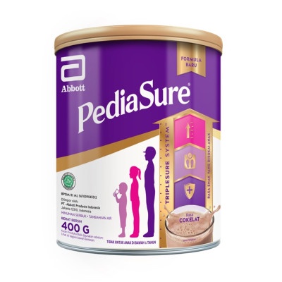 

Pediasure Triplesure Susu Formula Pertumbuhan Anak Cokelat 400 g