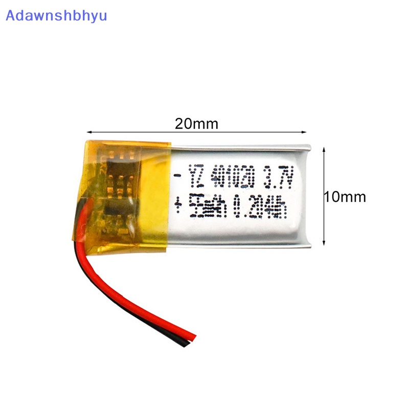 Adhyu 401020 Isi Ulang Lithium Polymer 55mAh 3.7V Untuk ID Mainan Headset Bluetooth