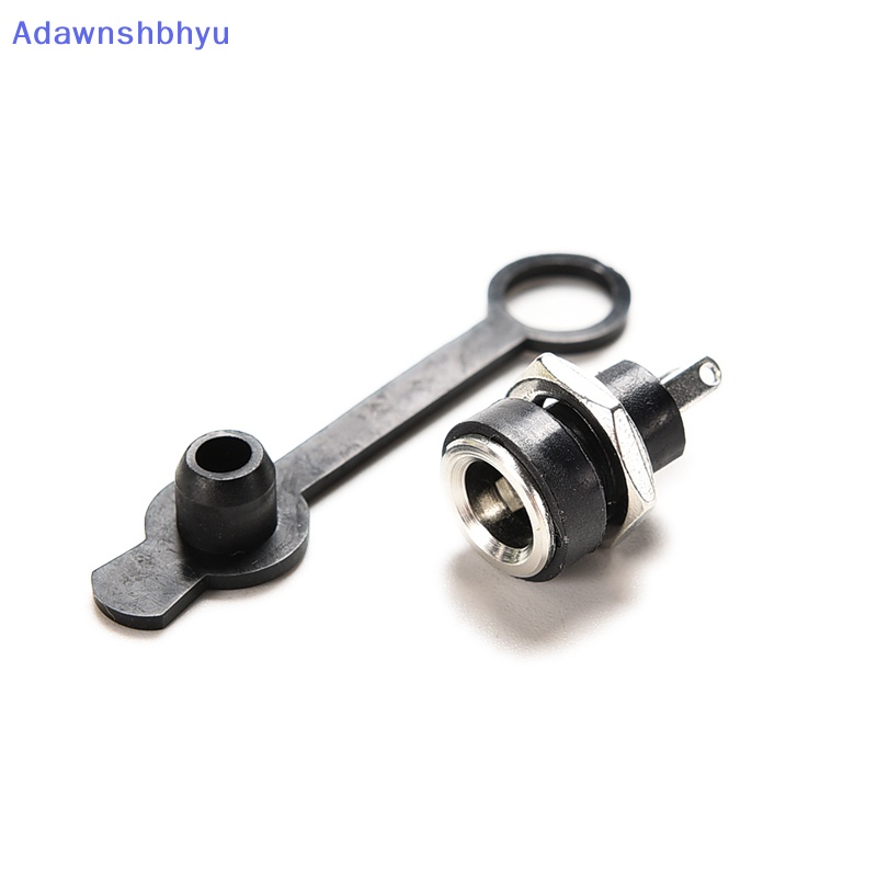 Adhyu 1pc Soket DC Tahan Air 5.5 x2.1mm Colokan Jack Power Female Mount Konektor ID